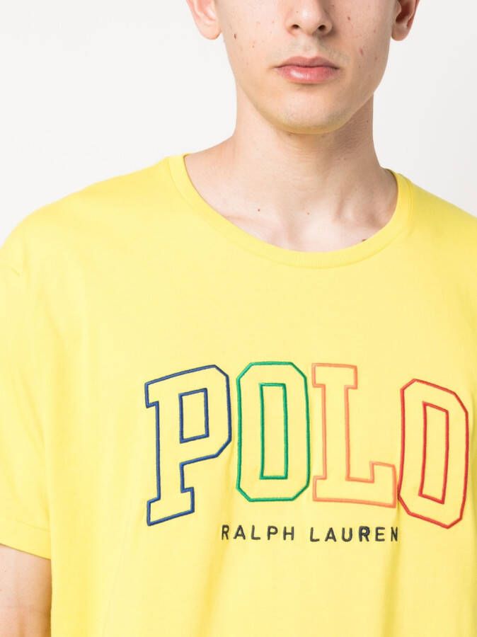 Polo Ralph Lauren T-shirt met geborduurd logo Geel