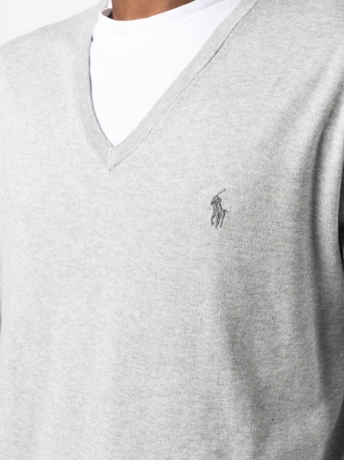 Polo Ralph Lauren Trui met borduurwerk Grijs