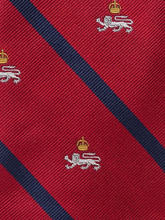 Polo Ralph Lauren Stropdas met borduurwerk Rood