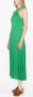 Polo Ralph Lauren Flared midi-halterjurk Groen - Thumbnail 4