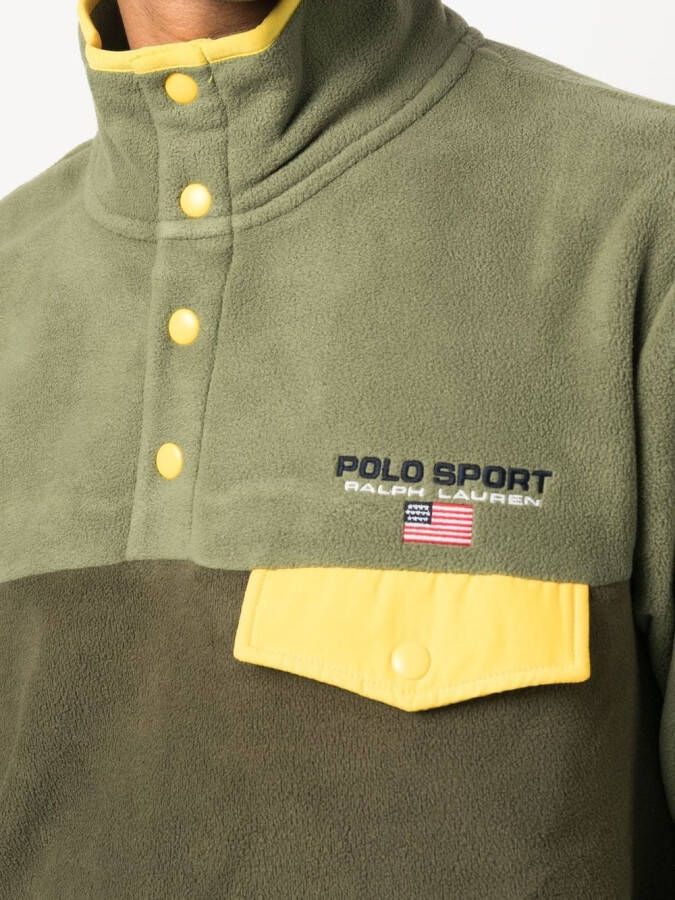 Polo Ralph Lauren Fleece met geborduurd logo Groen