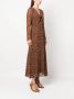 Polo Ralph Lauren Maxi-jurk met bloemenprint Bruin - Thumbnail 3