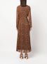 Polo Ralph Lauren Maxi-jurk met bloemenprint Bruin - Thumbnail 4