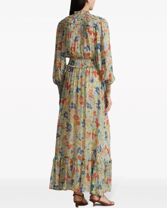 Polo Ralph Lauren Jurk met bloemenprint Beige