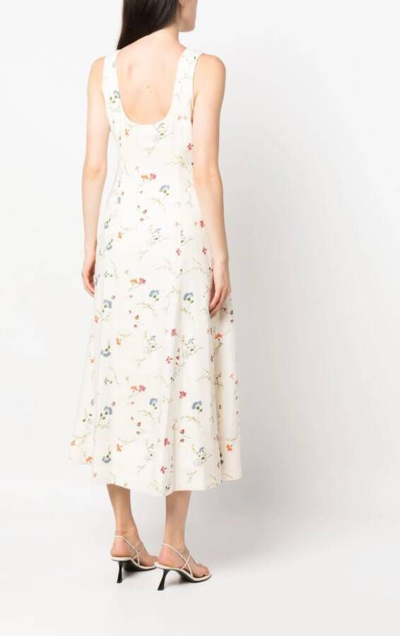 Polo Ralph Lauren Jurk met bloemenprint Beige