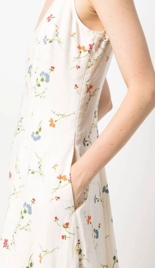 Polo Ralph Lauren Jurk met bloemenprint Beige