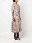 Polo Ralph Lauren Midi-jurk met bloemenprint Beige - Thumbnail 3