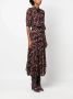 Polo Ralph Lauren Midi-jurk met bloemenprint Rood - Thumbnail 3