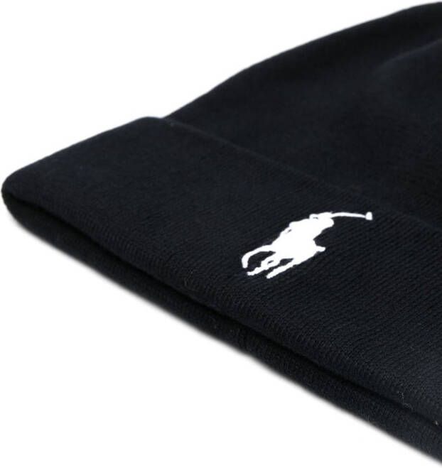 Polo Ralph Lauren Gebreide muts Zwart