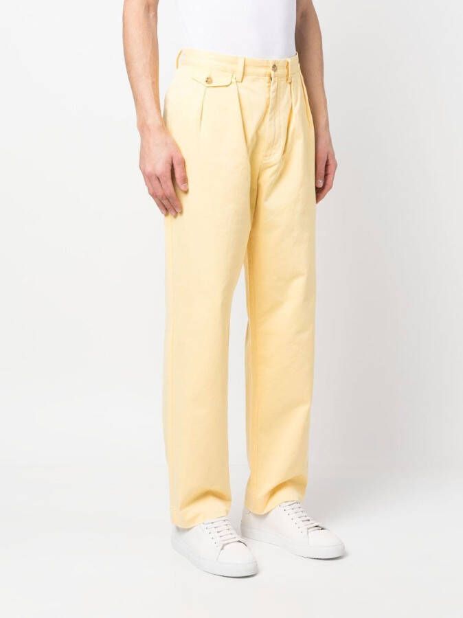 Polo Ralph Lauren Geplooide chino Geel