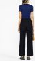 Polo Ralph Lauren Geribbeld T-shirt Blauw - Thumbnail 3