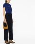 Polo Ralph Lauren Geribbeld T-shirt Blauw - Thumbnail 4