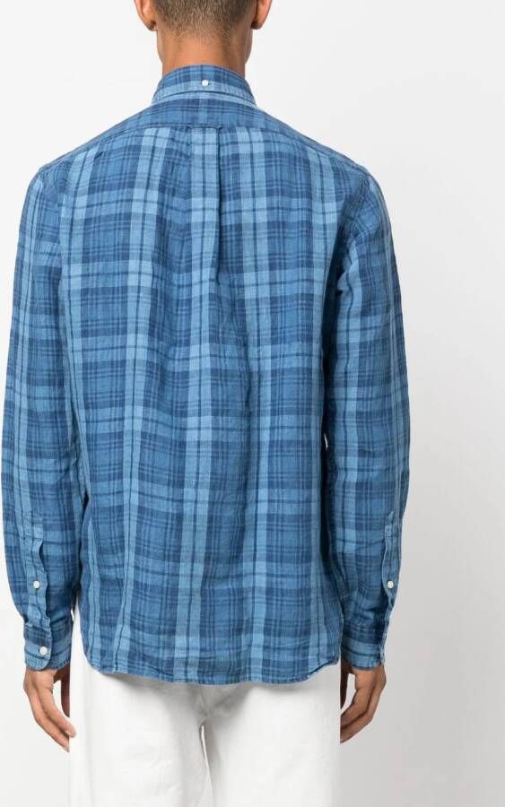 Polo Ralph Lauren Geruit overhemd Blauw