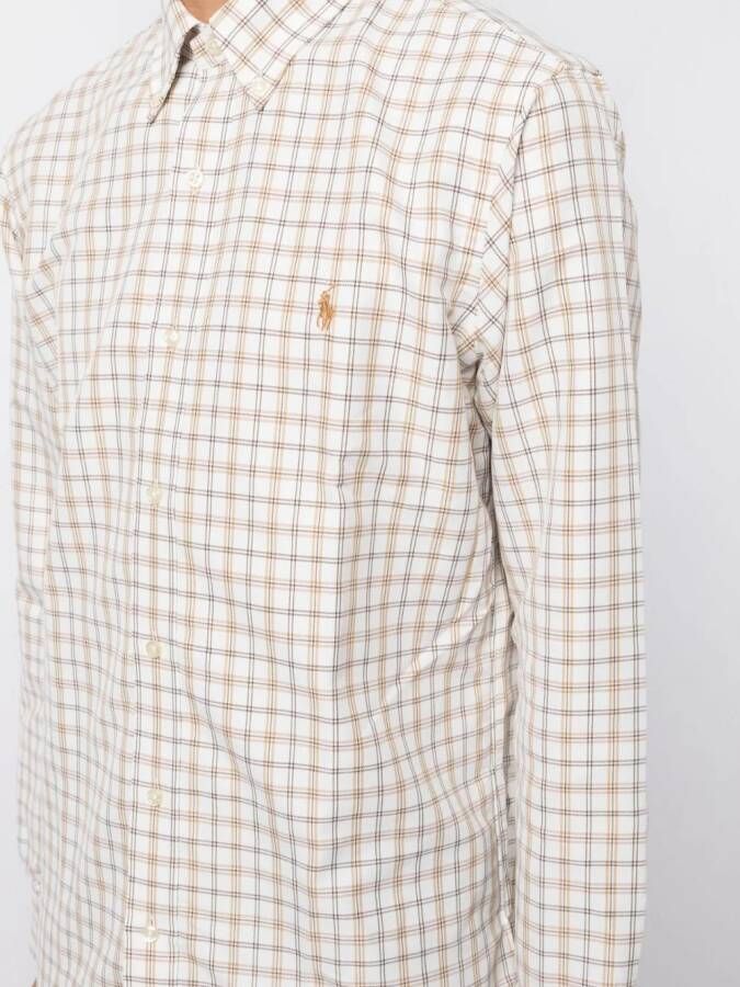 Polo Ralph Lauren Geruit overhemd Bruin