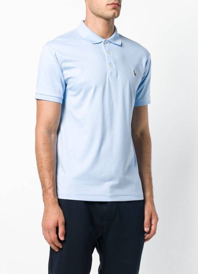 Polo Ralph Lauren geruit poloshirt Blauw