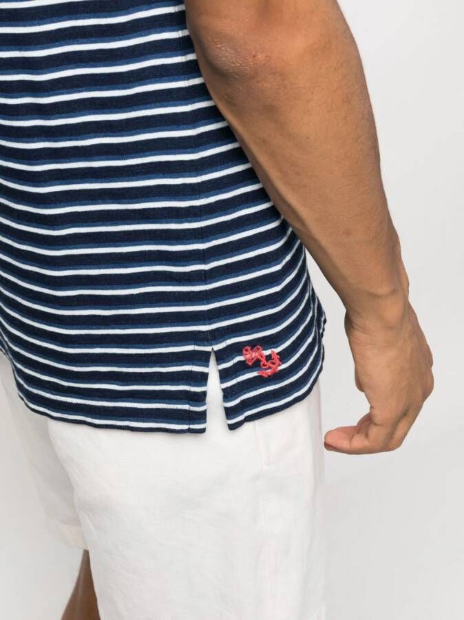 Polo Ralph Lauren Gestreept poloshirt Blauw