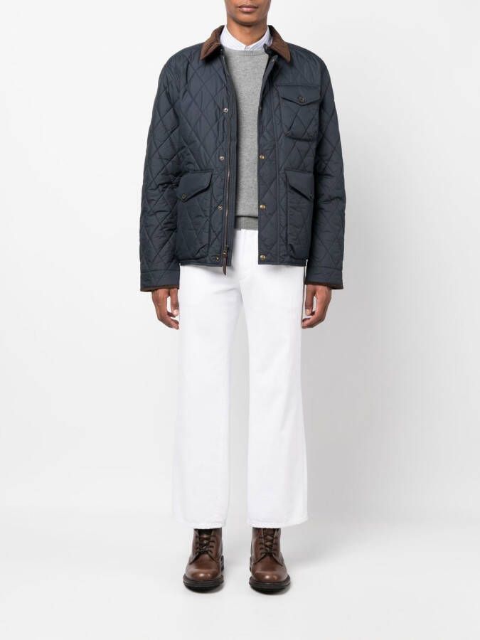 Polo Ralph Lauren Gewatteerd jack Blauw