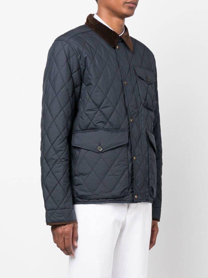 Polo Ralph Lauren Gewatteerd jack Blauw