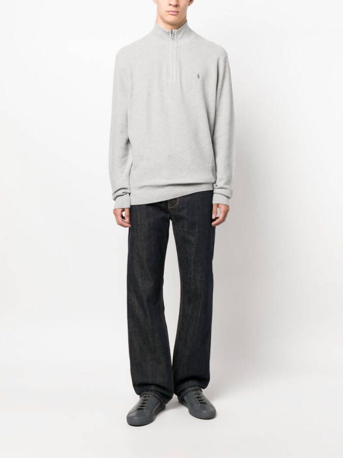 Polo Ralph Lauren Trui met halve rits Grijs