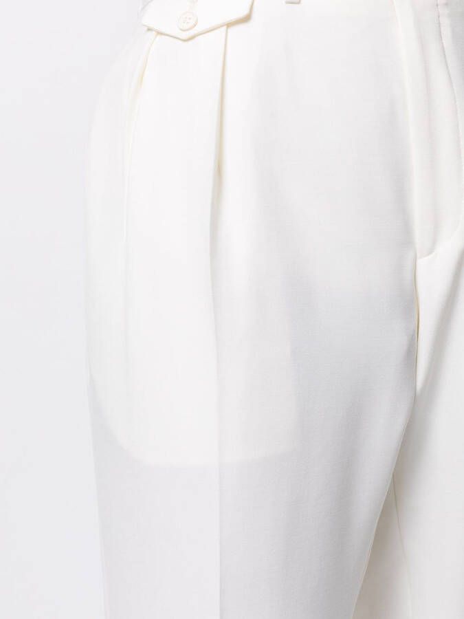 Polo Ralph Lauren High waist broek Wit