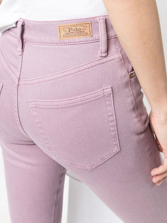 Polo Ralph Lauren High waist jeans Paars