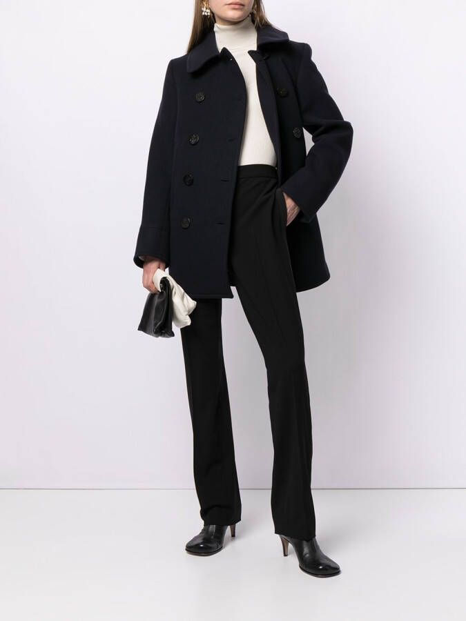 Ralph Lauren Collection High waist pantalon Zwart