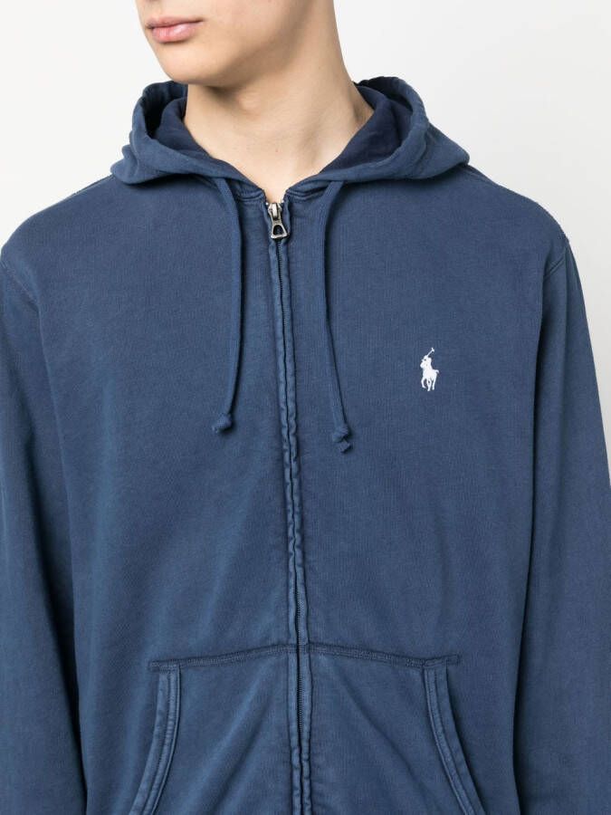 Polo Ralph Lauren Hoodie met geborduurd logo Blauw