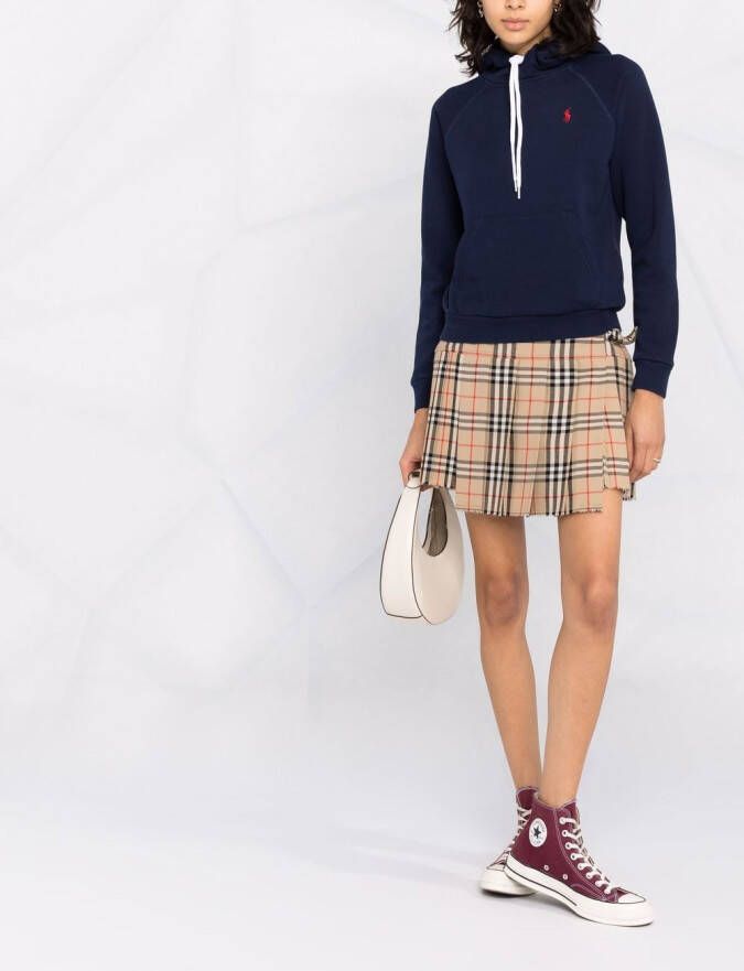 Polo Ralph Lauren Hoodie met geborduurd logo Blauw