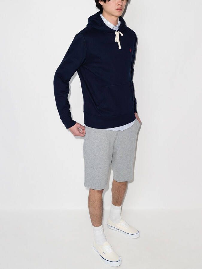 Polo Ralph Lauren Hoodie met geborduurd logo Blauw