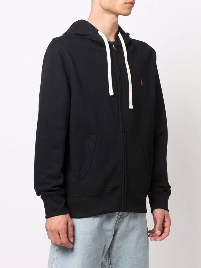 Polo Ralph Lauren Hoodie met geborduurd logo Zwart
