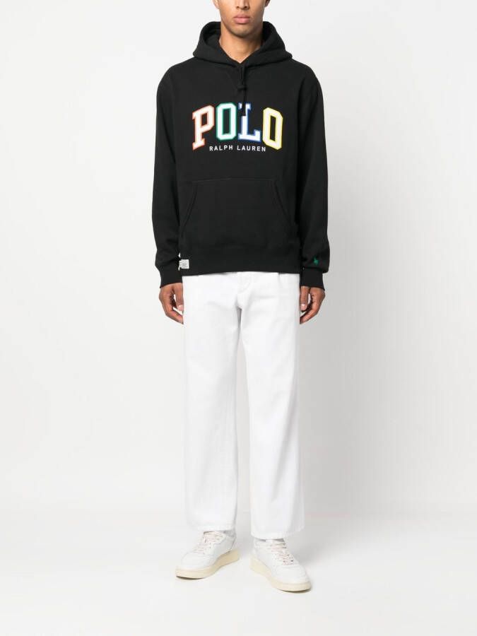 Polo Ralph Lauren Hoodie met logo-applicatie Zwart