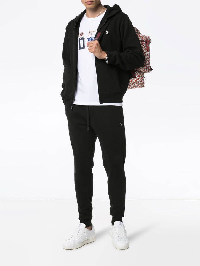 Polo Ralph Lauren Hoodie met logo Zwart