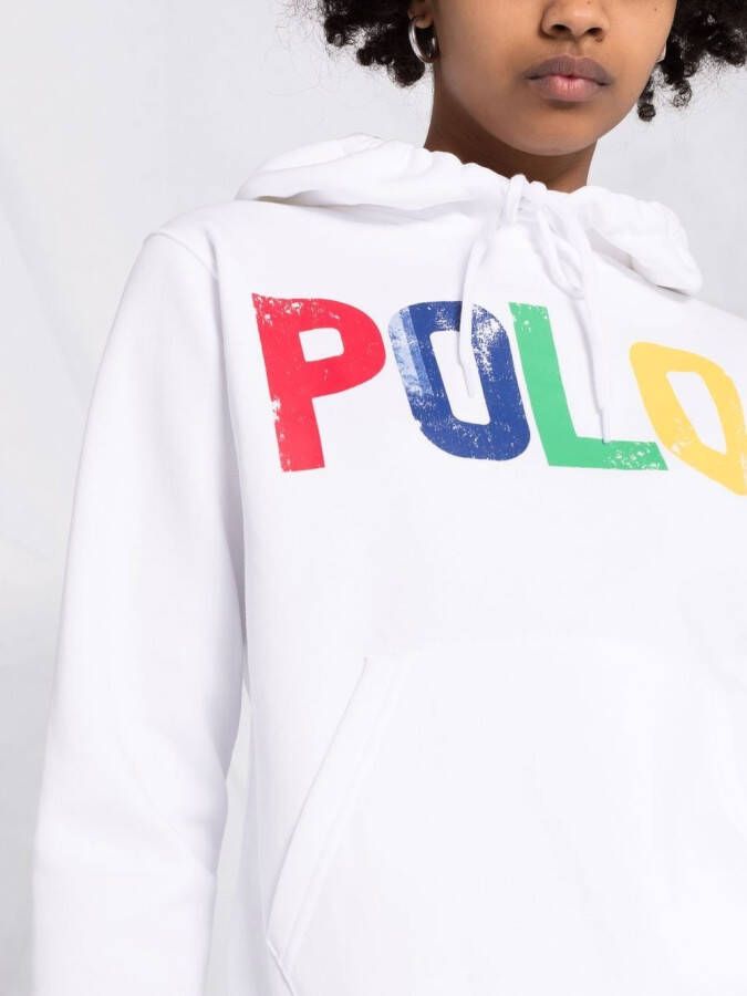 Polo Ralph Lauren Hoodie met logoprint Wit