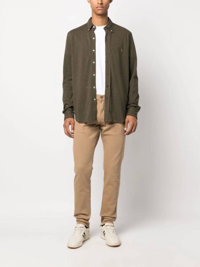 Polo Ralph Lauren Overhemd met logo Groen