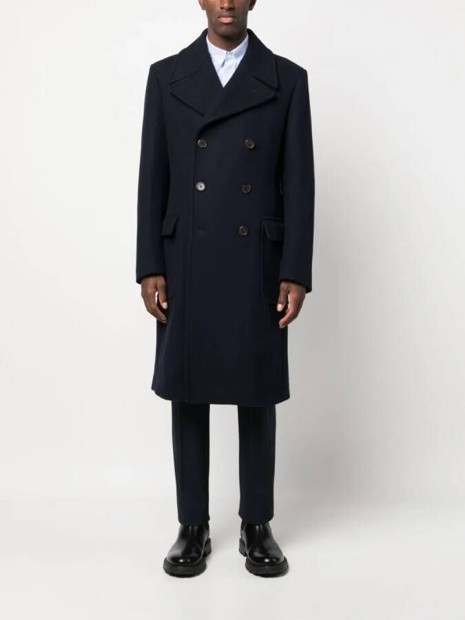 Polo Ralph Lauren Jas met dubbele rij knopen Blauw