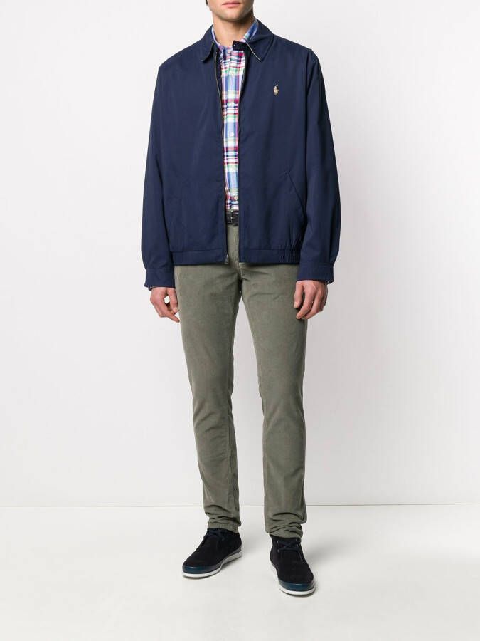Polo Ralph Lauren Jas met geborduurd logo Blauw