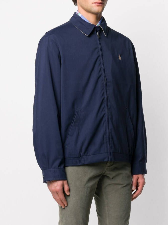 Polo Ralph Lauren Jas met geborduurd logo Blauw