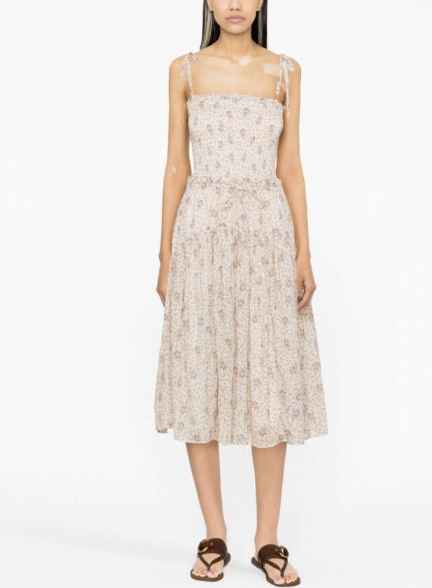 Polo Ralph Lauren Jurk met bloemenprint Beige