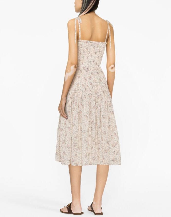 Polo Ralph Lauren Jurk met bloemenprint Beige