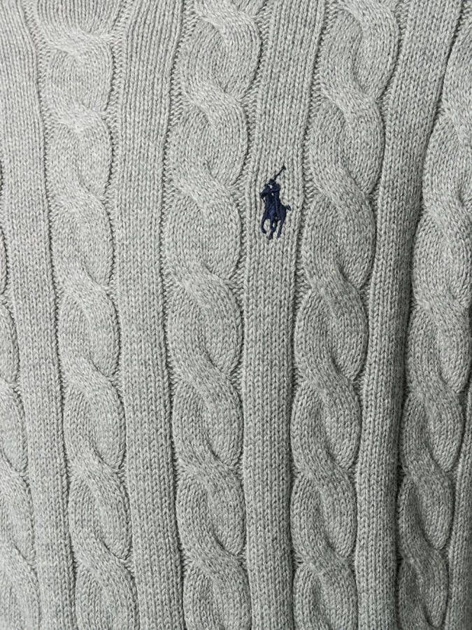 Polo Ralph Lauren Kabelgebreide sweater Grijs
