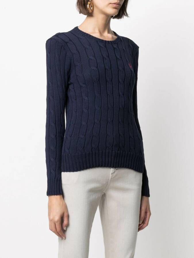 Polo Ralph Lauren Kabelgebreide trui Blauw