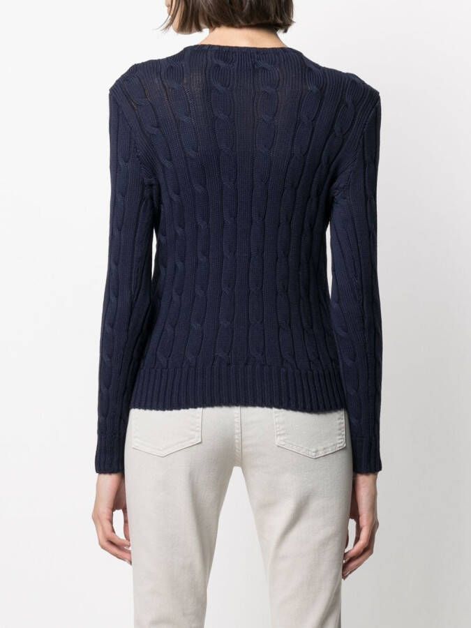 Polo Ralph Lauren Kabelgebreide trui Blauw