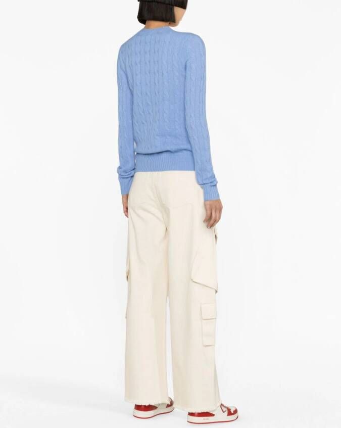Polo Ralph Lauren Kabelgebreide trui Blauw