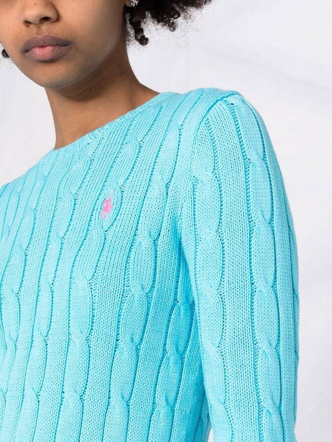 Polo Ralph Lauren Kabelgebreide trui Blauw