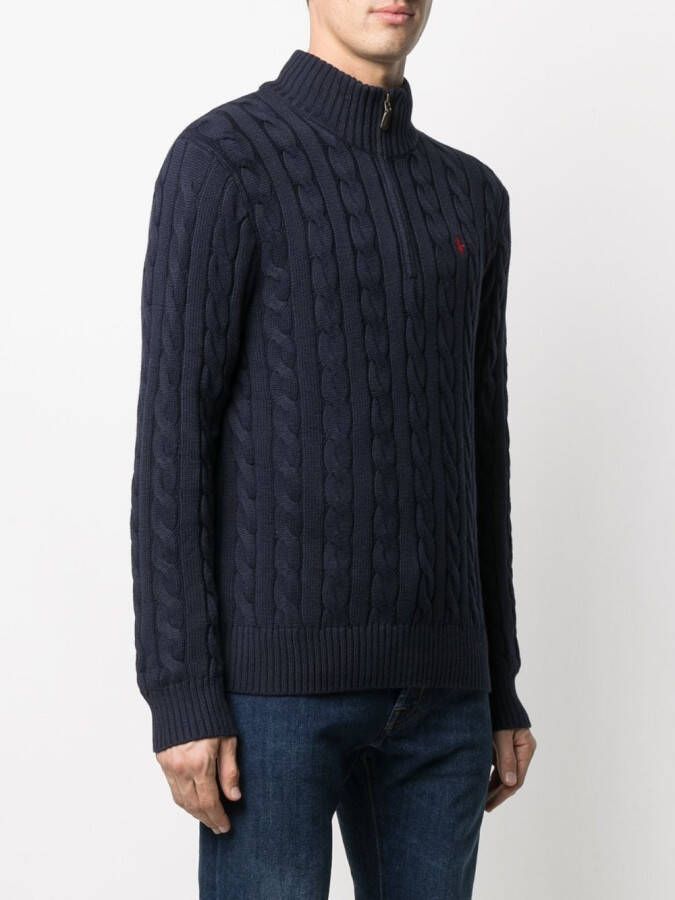 Polo Ralph Lauren Kabelgebreide trui Blauw