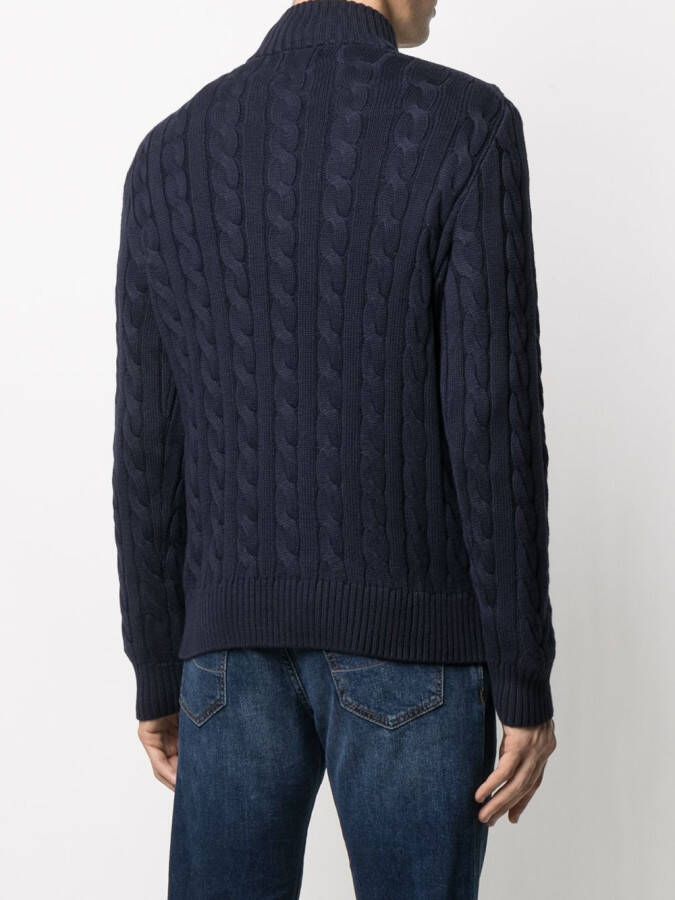 Polo Ralph Lauren Kabelgebreide trui Blauw