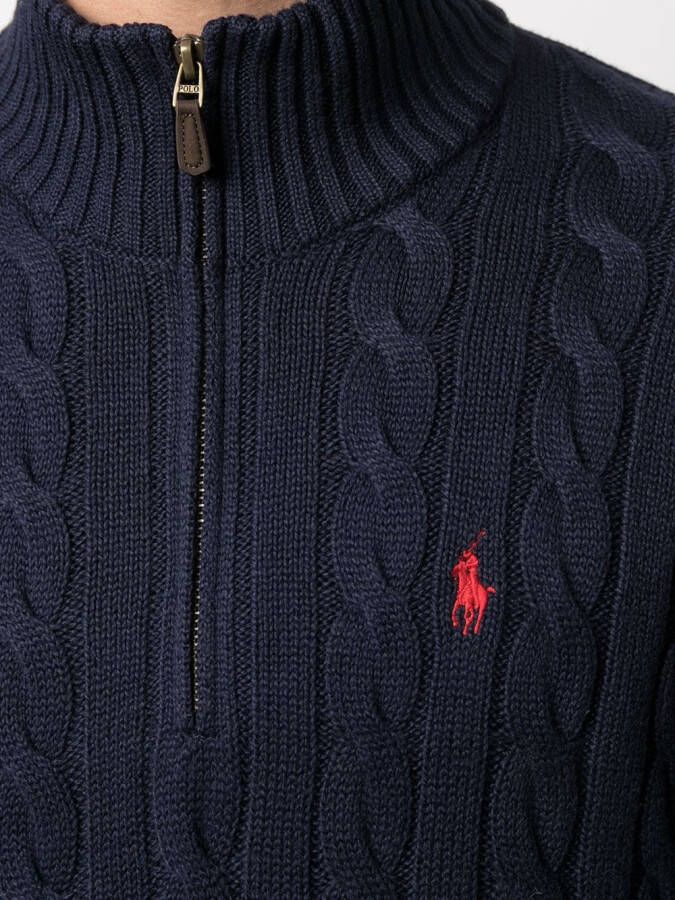 Polo Ralph Lauren Kabelgebreide trui Blauw