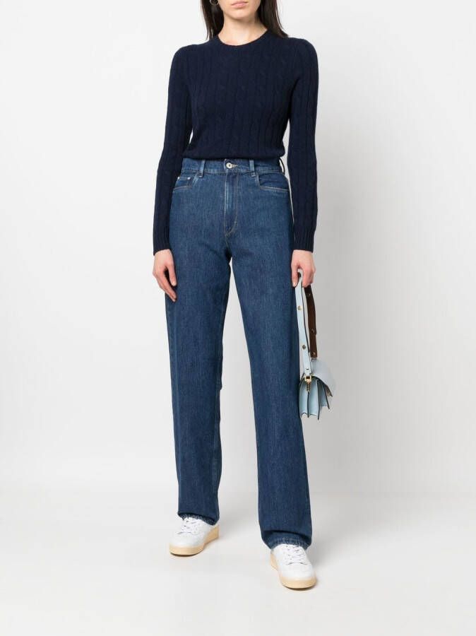Polo Ralph Lauren Kabelgebreide trui Blauw