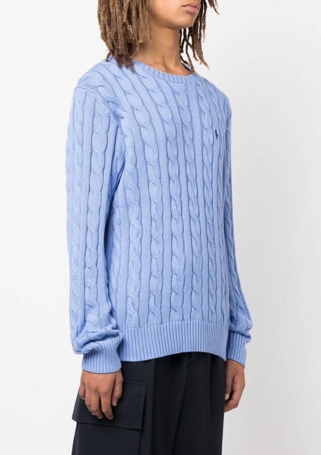Polo Ralph Lauren Kabelgebreide trui Blauw
