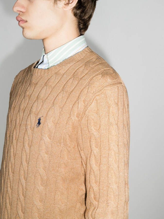 Polo Ralph Lauren Kabelgebreide trui Bruin